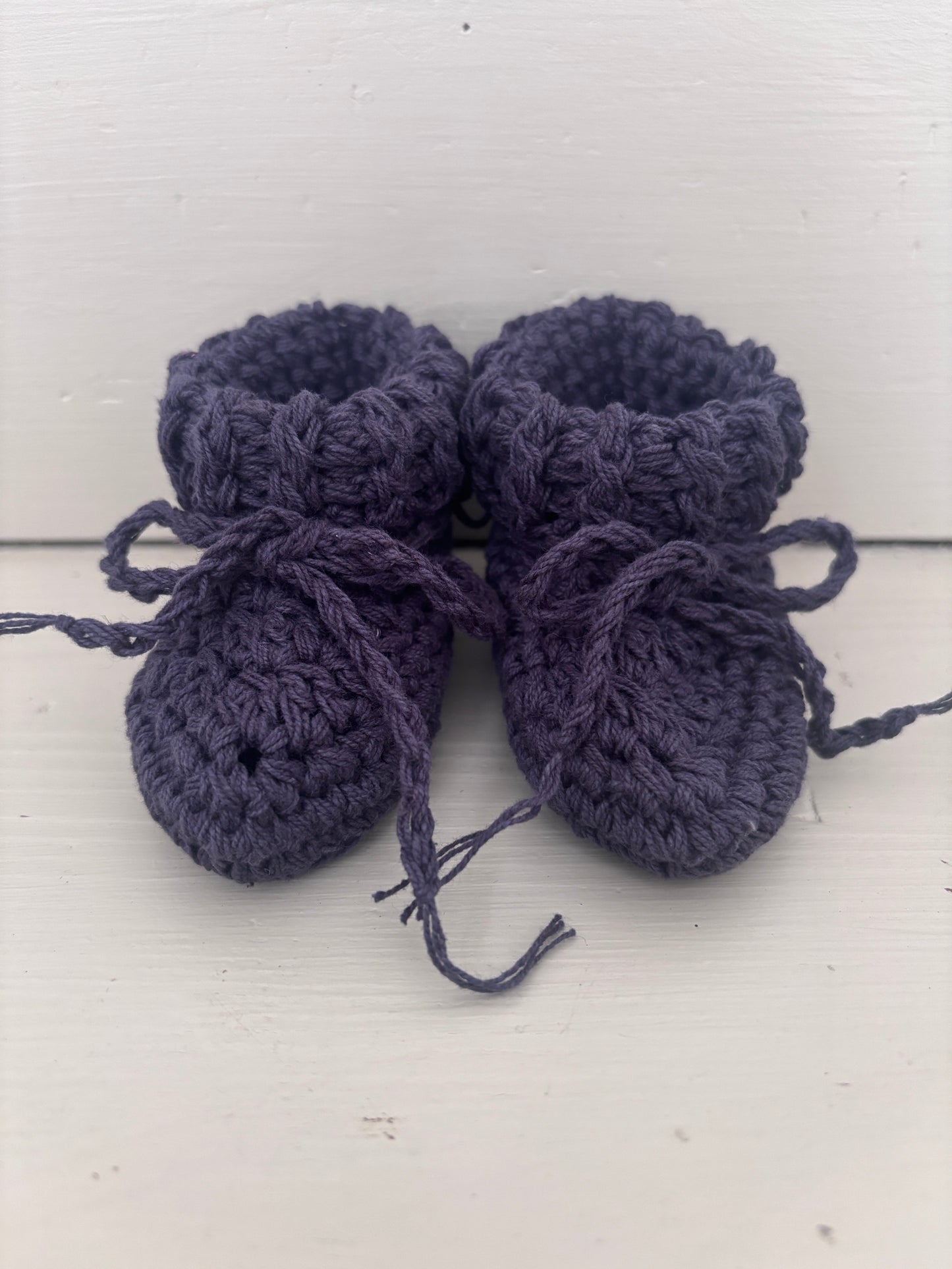 Organic cotton baby booties