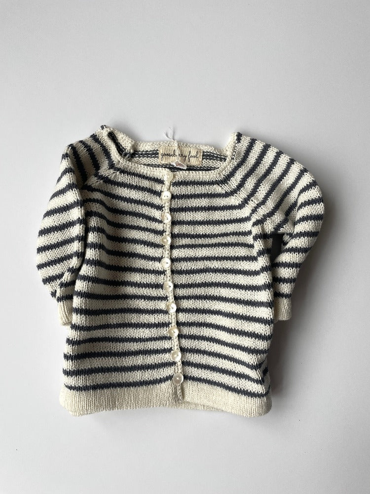 Striped cardigan