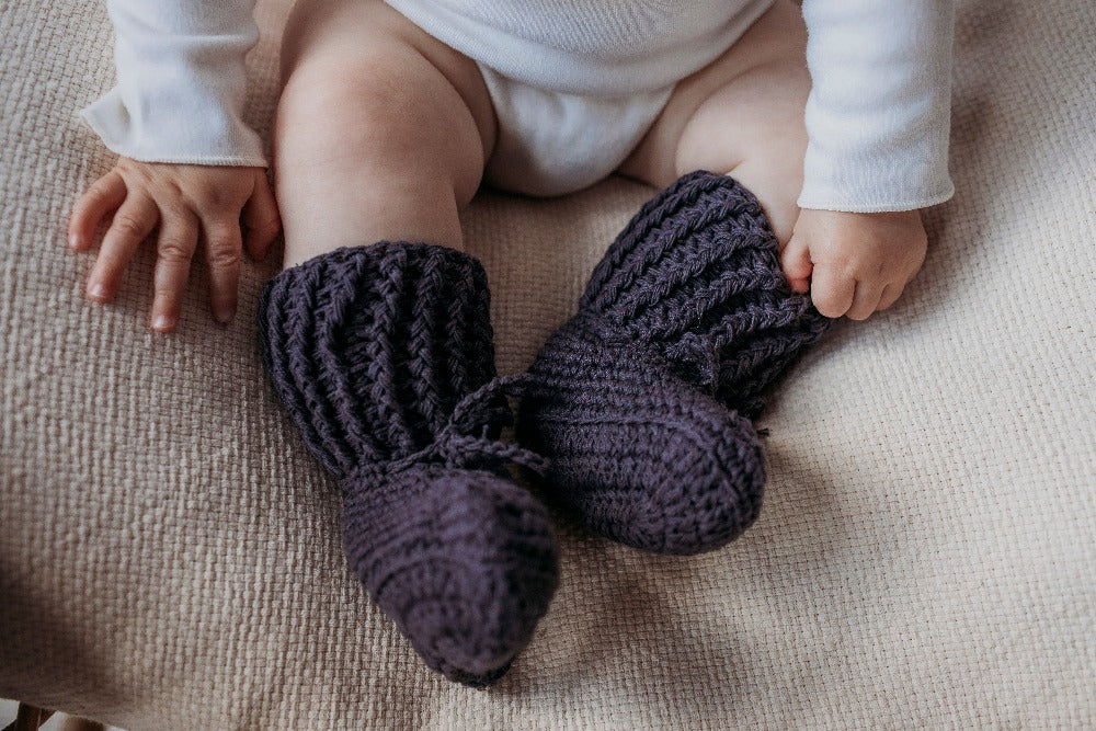 organic cotton booties