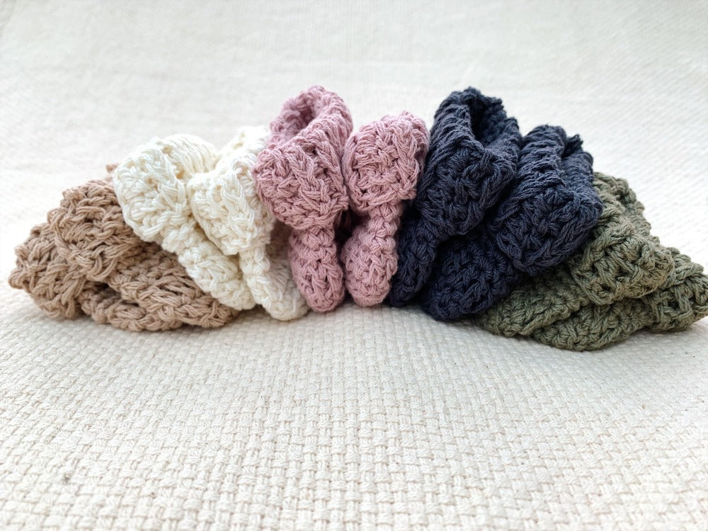 Organic cotton Tall cotton booties