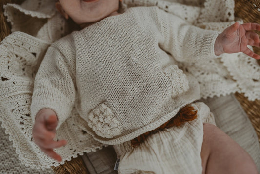organic cotton baby sweater