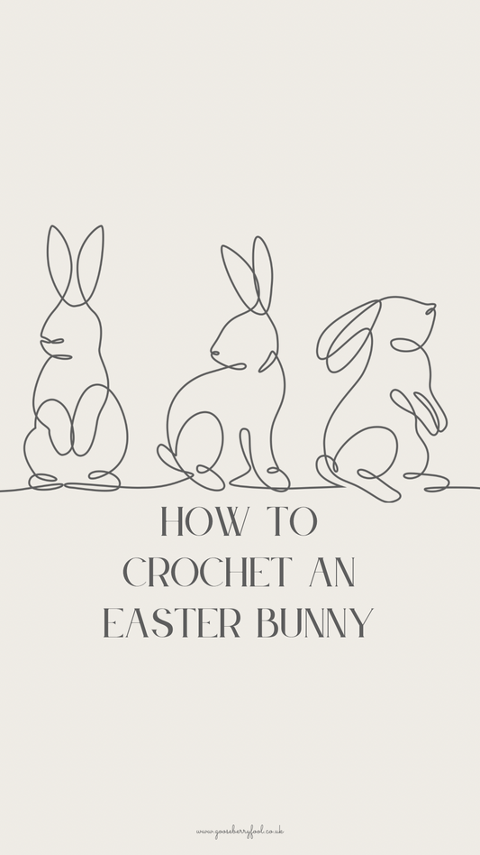 How to crochet an Easter bunny 🐰