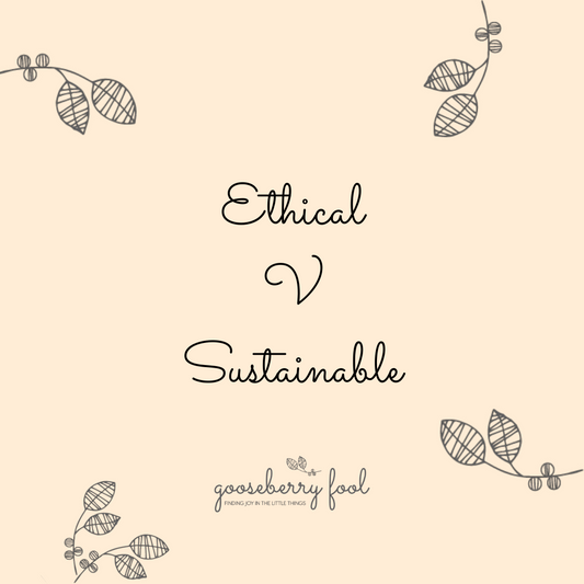 Ethical v sustainable shopping