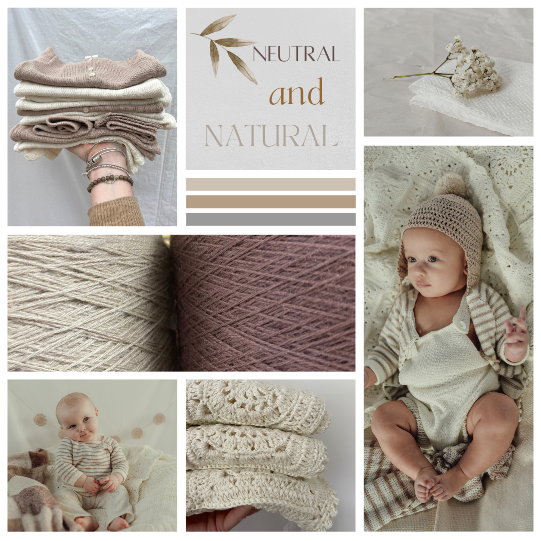 neutral and natural baby clothing
