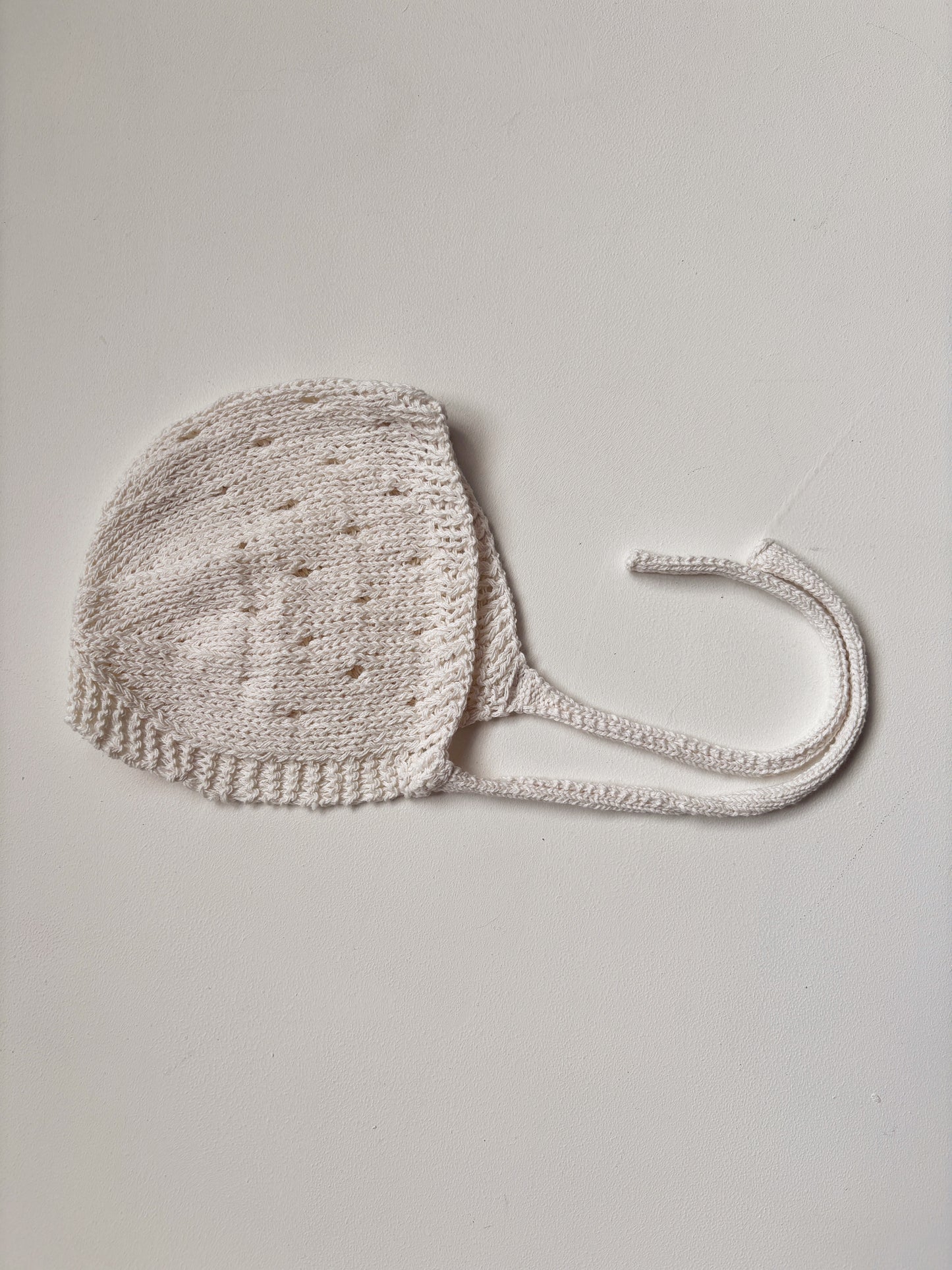 Organic cotton bonnet