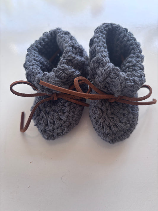 organic cotton cord booties