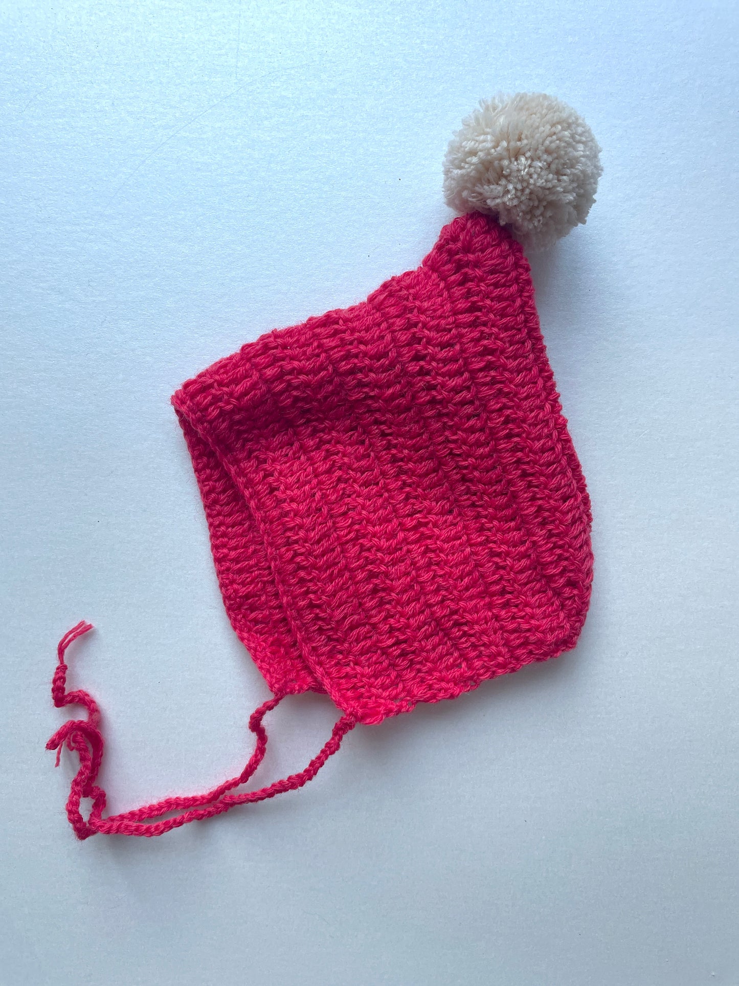 Wool pixie bonnet