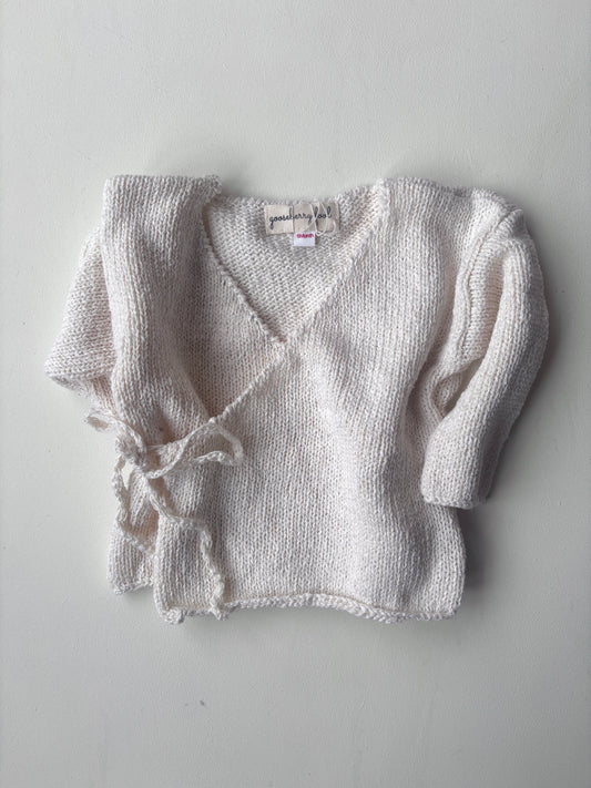 Eri Silk baby wrap cardigan