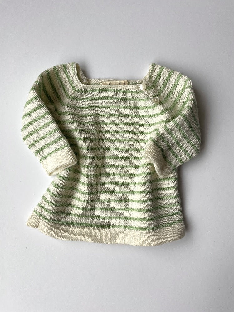 Striped cotton jumper