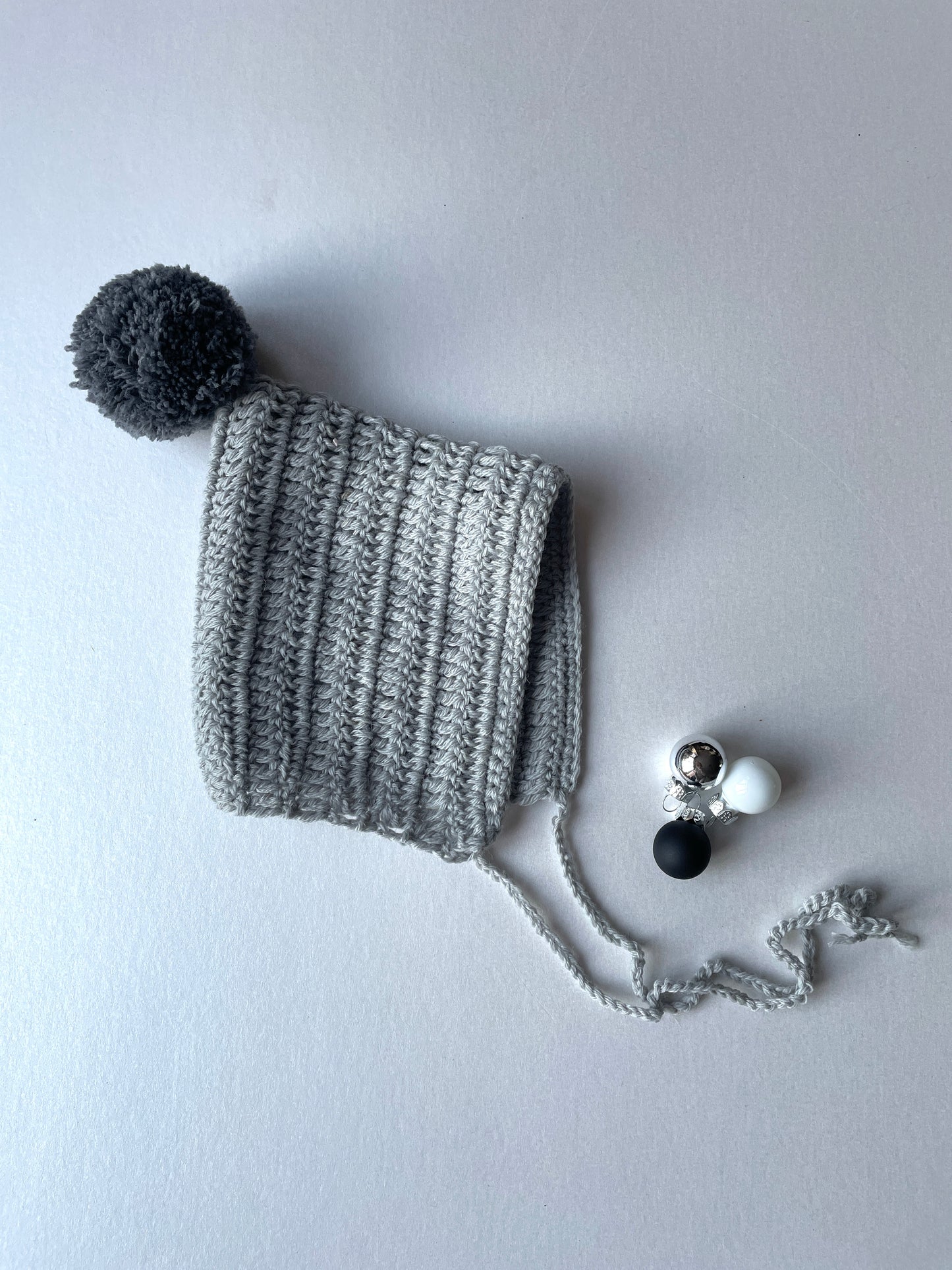 Wool pixie bonnet