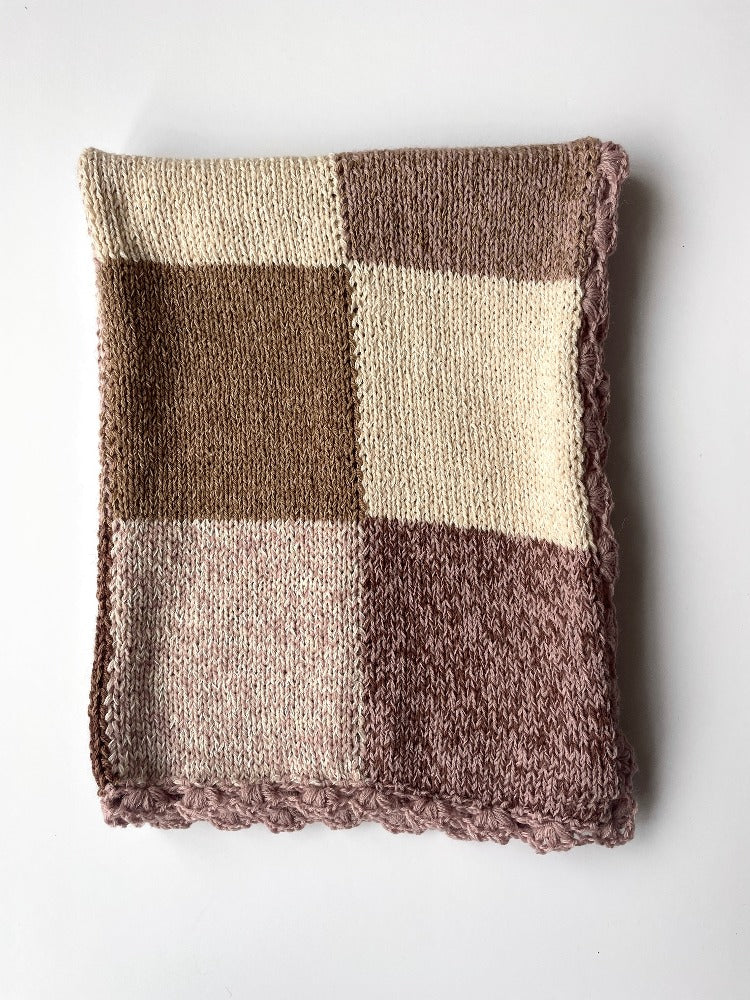 Hand Knit Wool Blanket